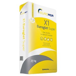 Glet de ciment Euroglet X1, alb 20 kg 