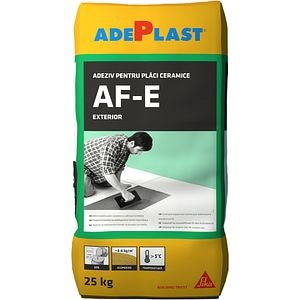 Adeziv placi cermaice Adeplast AF-E, exterior, gri, 25 kg