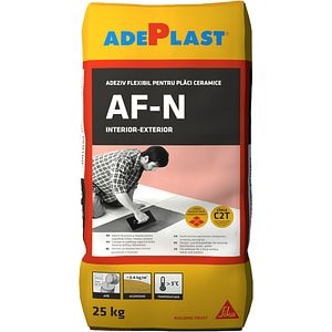 Adeziv gresie si faianta Adeplast AF-N, interior/exterior, gri, 25 kg