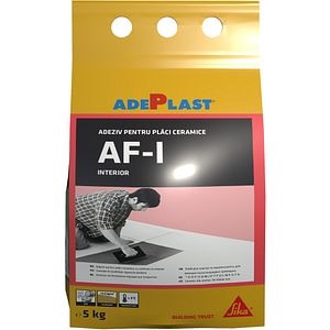 Adeziv gresie si faianta Adeplast AF-I, interior, gri, 5 kg