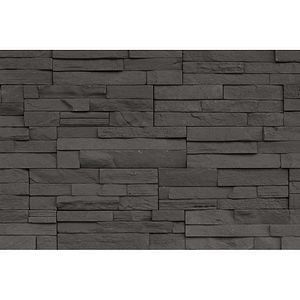 Piatra decor MODULO, 35 x 11 cm, 0.583 mp, beton, negru