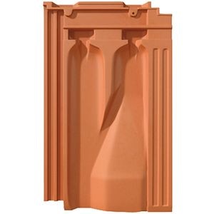 Tigla ceramica de aerisire LEIER Francia, 49.2 x 29.5 cm, caramiziu, RAL 8004