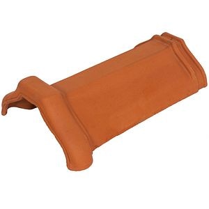 Coama clasica LEIER, ceramica, 39 x 25.5 cm, caramiziu, RAL 8004