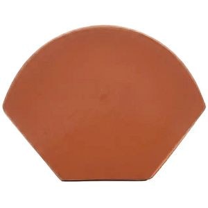 Element inchidere coama latura mare LEIER, ceramica, 23 x 18 cm, caramiziu, RAL 8004