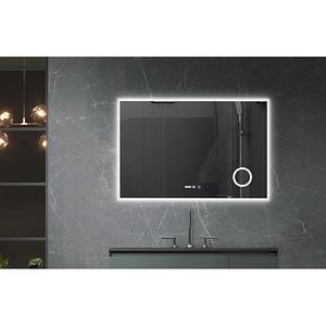 Oglinda baie BELFORM Atlantis, 120 x 4 x 80 cm, iluminare LED