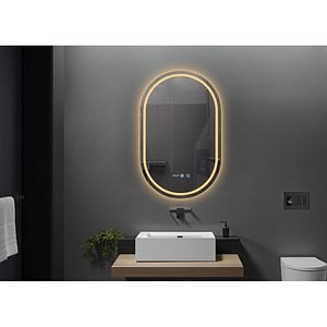 Oglinda baie BELFORM Atlantis, 50 x 3 x 90 cm, iluminare LED