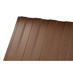 Tabla cutata W8, maro, RAL 8017, 0,4 mm x 200 cm x 119,5 cm