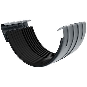 Bratara jgheab WETTERBEST, 125 mm, metal prevopsit, gri RAL 7016