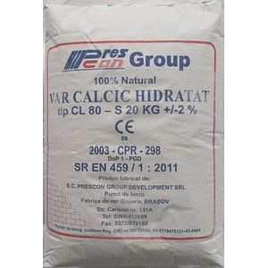 Var calcic hidratat, 20 kg, CL 80 - S 20 • Prescon Group