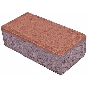 Pavaj liniar, beton, rosu, 20 x 10 x 6 cm, 50 buc/mp  Symmetrica