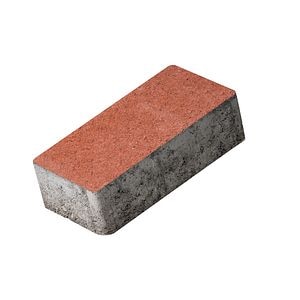 Pavaj rosu, cu cant, 20 x 10 x 6 cm • Holland