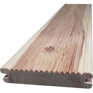 Scandura canelata pin, 1500 x 91 x 19 mm, lemn, maro 