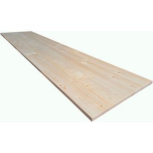 Panou lemn molid Calitatea A, 2500 x 600 x 18 mm