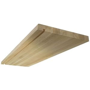 Treapta stejar, cu canal contratreapta, 900 x 280 x 28 mm, natur