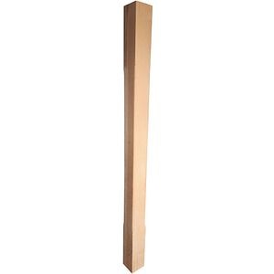 Balustru cap frezat, fag, 1200 x 70 x 70 mm, natur