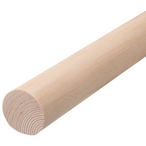 Mana curenta rotunda, brad, 1500 x 50 x 50 mm, natur