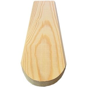 Scandura gard, 600 x 92 x 19 mm, lemn, maro 