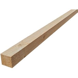 Cherestea nerindeluita PROMOBILA, molid, calitate A/B, 200 x 4.8 x 4.8 cm, maro