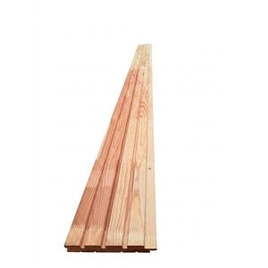 Lambriu PROMOBILA, riflat, 300 x 10.5 x 2.8 cm, maro