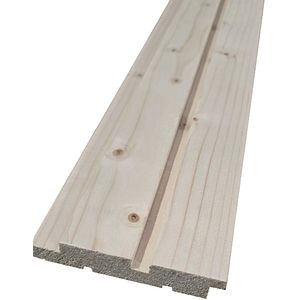 Lambriu PROMOBILA, riflat, 300 x 10.5 x 2.8 cm, maro