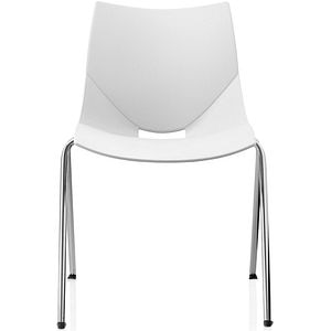 Scaun bucatarie ABSOLUT Nemo, 53 x 53 x 73 cm, alb