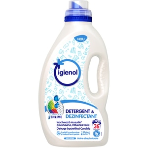 Detergent lichid IGIENOL Mountain Fresh, 1.8 l, 36 spalari