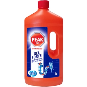 Gel pentru desfundat tevi PEAK Forte, 1l