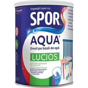 Email lucios pe baza de apa Spor Aqua, 0.6L