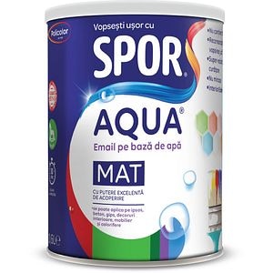 Email mat SPR Aqua, gri, 600 ml