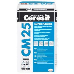 Adeziv pentru mortar si placi ceramice, alb, 25 kg  Henkel Ceresit CM 25