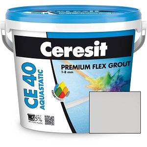 Chit de rosturi gresie si faianta CERESIT CE40, Silver, interior/exterior, 5 kg