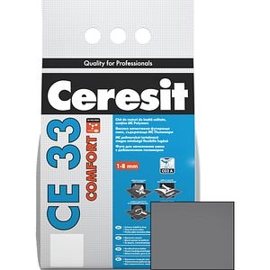 Chit de rosturi gresie si faianta CERESIT CE33, Graphit, interior, 5 kg