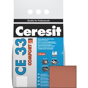 Chit de rosturi gresie si faianta CERESIT CE33, Clinker, interior, 2 kg