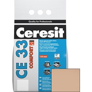 Chit de rosturi gresie si faianta CERESIT CE33, Caramel, interior, 2 kg