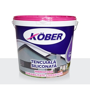 Tencuiala, siliconata, 25 Kg, cafe crema Kober