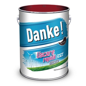 Email uscare rapida, exterior, culoare maro ciocolatiu, 4 L • Danke