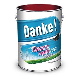 Email uscare rapida, exterior, culoare negru, 4 L • Danke