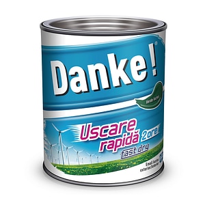 Email uscare rapida, exterior, culoare verde inchis, 0.75 L • Danke
