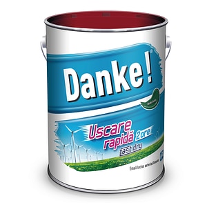Email uscare rapida, exterior, culoare verde inchis, 4 L • Danke