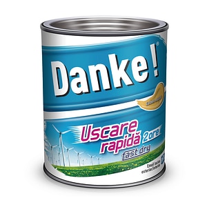 Email uscare rapida, exterior, culoare galben mustar, 0.75 L • Danke