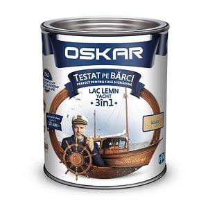 Lac pentru lemn 3 in 1, incolor, 2.5 l • Oskar AquaProtect