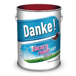 Email uscare rapida, exterior, culoare visiniu, 4 L • Danke