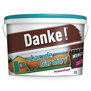 Lac pentru garduri, wenge, 8 L • Danke