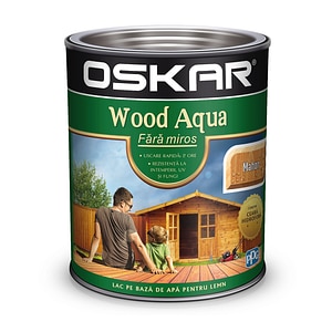 Lac pentru lemn Aqua, mahon, 2.5 l • Oskar