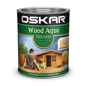 Lac pentru lemn Aqua, incolor, 0.75 l  Oskar