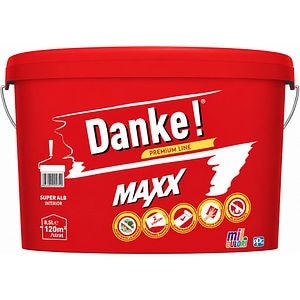 Vopsea lavabila Danke Maxx, interior, alb, 8.5 l
