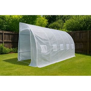 Sera perete, 9 mp, otel, kit irigare inclus, alb