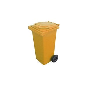 Pubela gradina, 120 L, galbena