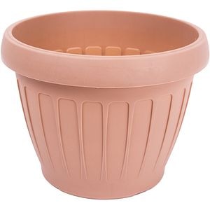 Ghiveci flori HARPLAST, D 16 cm, maro