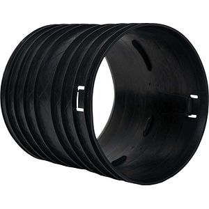 Mufa corugata de 50 mm, Elcor cu click